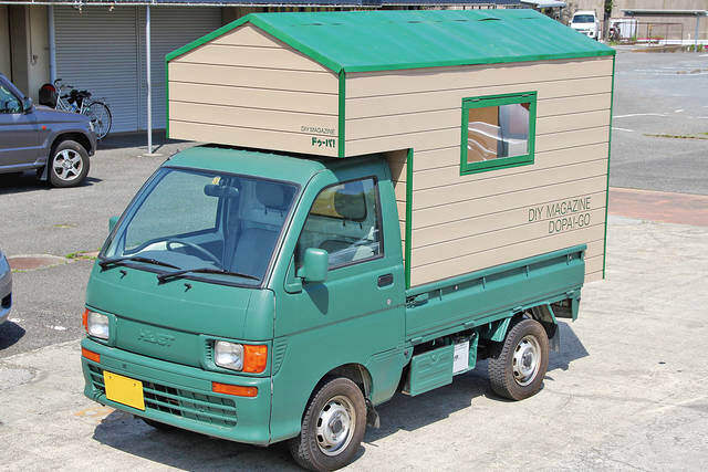 軽トラキャンピングカー(自作)